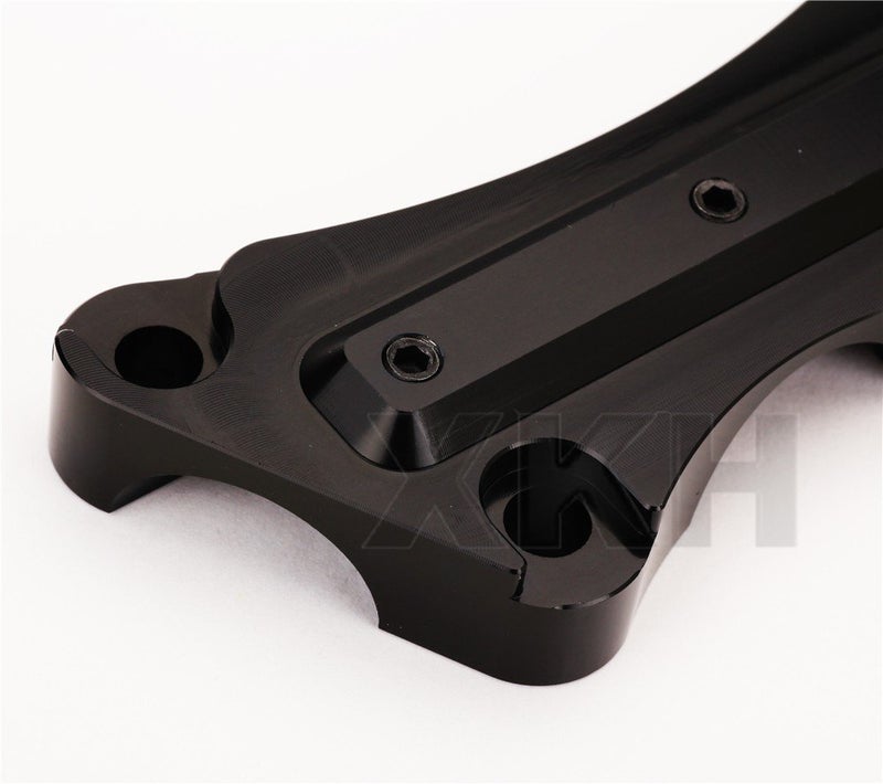 XKH-MOTO XKH- Anti-Slip Handlebar 1PC 1" 25mm top clamp Compatible with 1997 & up Harley Touring Black [B075YHL8H8] - Image 5